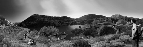 Texto: Parque metropolitano de Alicante, vista panorámica.